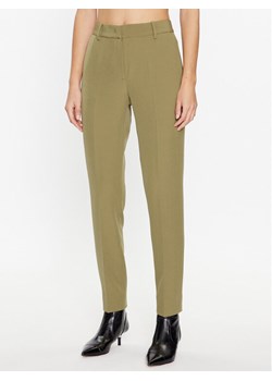Bruuns Bazaar Spodnie materiałowe Rubysus BBW3165  Zielony Slim Fit ze sklepu MODIVO w kategorii Spodnie damskie - zdjęcie 181077037