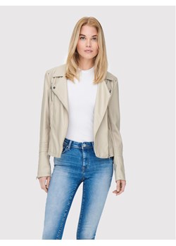 ONLY Kurtka z imitacji skóry Gemma 15153079 Beżowy Regular Fit ze sklepu MODIVO w kategorii Kurtki damskie - zdjęcie 181077056
