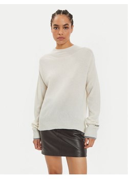 Pinko Sweter Donskoy 104468 A277 Biały Relaxed Fit ze sklepu MODIVO w kategorii Swetry damskie - zdjęcie 181077165