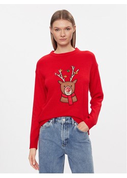 Brave Soul Sweter LKX-230RONNI Czerwony Regular Fit - id: 0000303350369 - marki BRAVE SOUL - 181077217 Brave Soul Sweter LKX-230RONNI Czerwony Regular Fit ze sklepu MODIVO w kategorii Swetry damskie - zdjęcie 181077217
