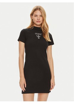 Guess Sukienka codzienna V4YK02 KCDH1 Czarny Regular Fit ze sklepu MODIVO w kategorii Sukienki - zdjęcie 181077246