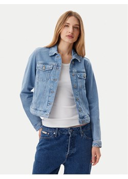 Tommy Jeans Kurtka jeansowa DW0DW20123 Niebieski Regular Fit ze sklepu MODIVO w kategorii Kurtki damskie - zdjęcie 181077265