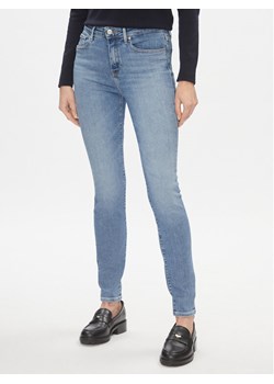 Tommy Hilfiger Jeansy Th Flex Como Skinny Rw Mel WW0WW40633 Niebieski Skinny Fit ze sklepu MODIVO w kategorii Jeansy damskie - zdjęcie 181077286