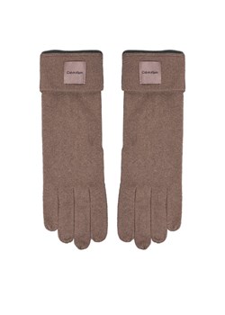 Calvin Klein Rękawiczki Damskie Chunky K60K612619 Szary ze sklepu MODIVO w kategorii Rękawiczki damskie - zdjęcie 181077327
