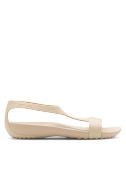 Crocs Sandały SERENA SANDAL 205469-212 Beżowy ze sklepu MODIVO w kategorii Sandały damskie - zdjęcie 181077348