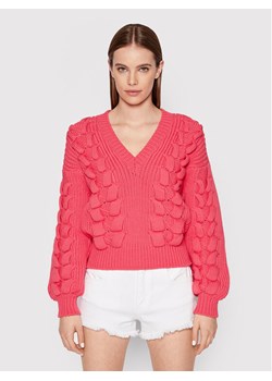 IRO Sweter Arwy AQ240 Różowy Relaxed Fit ze sklepu MODIVO w kategorii Swetry damskie - zdjęcie 181077366