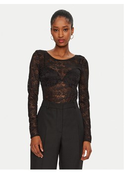 Morgan Body 242-TLACE Czarny Slim Fit ze sklepu MODIVO w kategorii Bluzki damskie - zdjęcie 181077489
