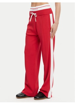 PINKO Spodnie dresowe Marsicano 104888 A2FQ Czerwony Regular Fit ze sklepu MODIVO w kategorii Spodnie damskie - zdjęcie 181077656