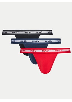 Hugo Komplet 3 par slipów Jock Strap 50517882 Kolorowy ze sklepu MODIVO w kategorii Majtki męskie - zdjęcie 181077727
