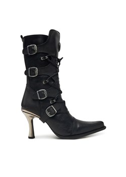 NEW ROCK Botki M-9373-S2 Czarny ze sklepu MODIVO w kategorii Botki - zdjęcie 181077745