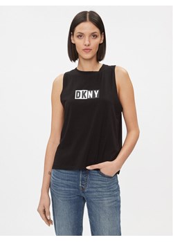DKNY Sport Top DP2T5892 Czarny Classic Fit ze sklepu MODIVO w kategorii Bluzki damskie - zdjęcie 181077795