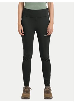 Jack Wolfskin Legginsy Klintal 1508901 Czarny Slim Fit ze sklepu MODIVO w kategorii Spodnie damskie - zdjęcie 181077945