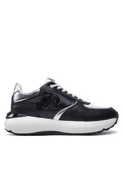 LOVE MOSCHINO Sneakersy JA15455G0LIN100A Czarny ze sklepu MODIVO w kategorii Buty sportowe damskie - zdjęcie 181078007