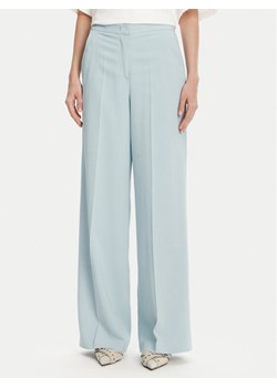PINKO Spodnie materiałowe Pergamino 100331 A20Q Błękitny Regular Fit ze sklepu MODIVO w kategorii Spodnie damskie - zdjęcie 181078248