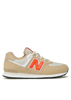 New Balance Sneakersy GC574HBO Beżowy ze sklepu MODIVO w kategorii Buty sportowe dziecięce - zdjęcie 181078359