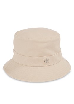 Calvin Klein Kapelusz Monogram Bucket K60K612913 Beżowy ze sklepu MODIVO w kategorii Kapelusze damskie - zdjęcie 181078516
