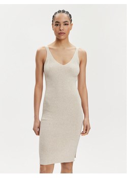 ONLY Sukienka letnia Lina 15286410 Beżowy Slim Fit ze sklepu MODIVO w kategorii Sukienki - zdjęcie 181078535