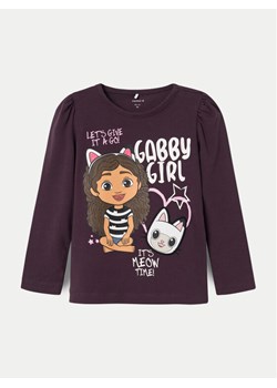 NAME IT Bluzka GABBY 13231866 Fioletowy Regular Fit ze sklepu MODIVO w kategorii Bluzki dziewczęce - zdjęcie 181078688