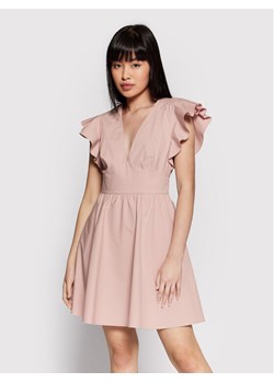 Red Valentino Sukienka letnia XR0VAEF0 Różowy Regular Fit ze sklepu MODIVO w kategorii Sukienki - zdjęcie 181078728