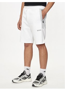 Boss Szorty sportowe Headlo 1 50510348 Biały Regular Fit ze sklepu MODIVO w kategorii Spodenki męskie - zdjęcie 181078778