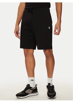 U.S. Polo Assn. Szorty sportowe MUP3354 Czarny Regular Fit ze sklepu MODIVO w kategorii Spodenki męskie - zdjęcie 181078819
