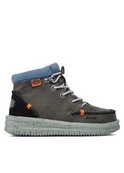 Hey Dude Trzewiki Bradley Boot Youth 40269-001 Szary ze sklepu MODIVO w kategorii Buty zimowe dziecięce - zdjęcie 181078908