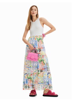 Desigual Sukienka codzienna 23SWVK91 Biały Regular Fit ze sklepu MODIVO w kategorii Sukienki - zdjęcie 181078955