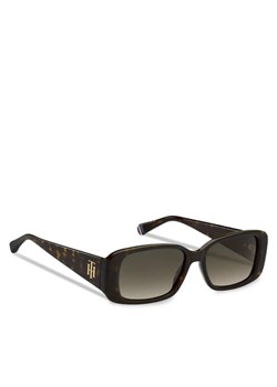 Tommy Hilfiger Okulary przeciwsłoneczne 1966/S 205367 Brązowy ze sklepu MODIVO w kategorii Okulary przeciwsłoneczne damskie - zdjęcie 181078976