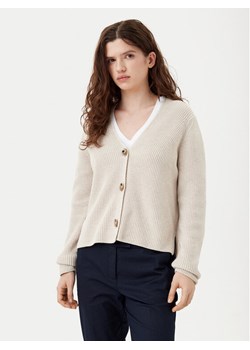 Marc O'Polo Kardigan B01605961069 Beżowy Regular Fit ze sklepu MODIVO w kategorii Swetry damskie - zdjęcie 181078977