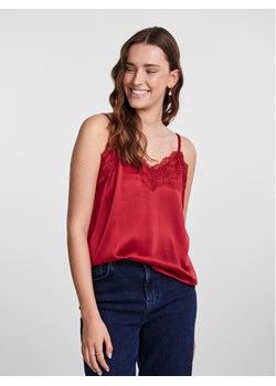 Pieces Piżama 17142952 Czerwony Regular Fit ze sklepu MODIVO w kategorii Piżamy damskie - zdjęcie 181079538