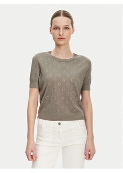 Guess Sweter W5GR05 Z3D60 Brązowy Regular Fit ze sklepu MODIVO w kategorii Swetry damskie - zdjęcie 181079718