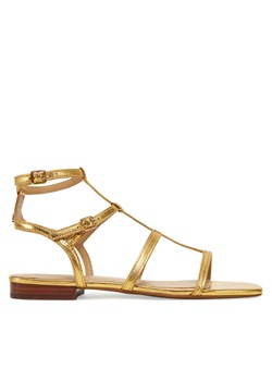 LAUREN RALPH LAUREN Sandały 802978208001 Złoty ze sklepu MODIVO w kategorii Sandały damskie - zdjęcie 181079827