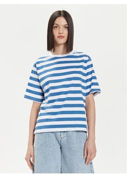 United Colors Of Benetton T-Shirt 34KUD107E Niebieski Comfort Fit ze sklepu MODIVO w kategorii Bluzki damskie - zdjęcie 181079915