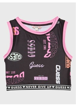 Guess Top J3RI02 MC01P Czarny Slim Fit ze sklepu MODIVO w kategorii Bluzki dziewczęce - zdjęcie 181079966