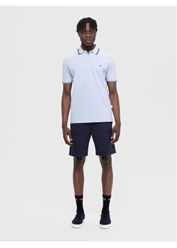 Selected Homme Polo 16087840 Błękitny Regular Fit ze sklepu MODIVO w kategorii T-shirty męskie - zdjęcie 181080026