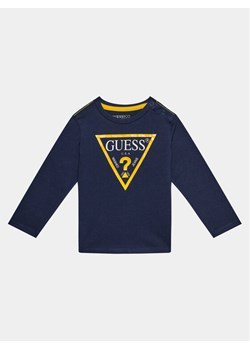Guess Bluzka N84I24 K8HM0 Granatowy Regular Fit ze sklepu MODIVO w kategorii T-shirty chłopięce - zdjęcie 181080157