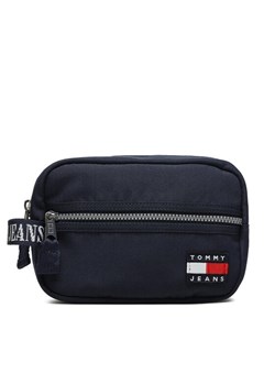Tommy Hilfiger Kosmetyczka Tjm Heritage Washbag AM0AM11203 Granatowy ze sklepu MODIVO w kategorii Kosmetyczki - zdjęcie 181080306