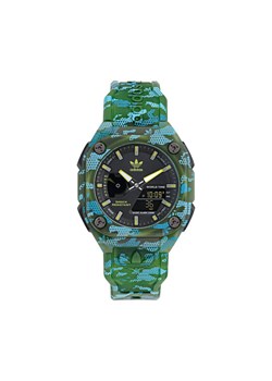 adidas Originals Zegarek City Tech One Grfx AOST24075 Zielony ze sklepu MODIVO w kategorii Zegarki - zdjęcie 181080535