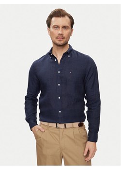 Tommy Hilfiger Koszula MW0MW34602 Granatowy Regular Fit ze sklepu MODIVO w kategorii Koszule męskie - zdjęcie 181080615