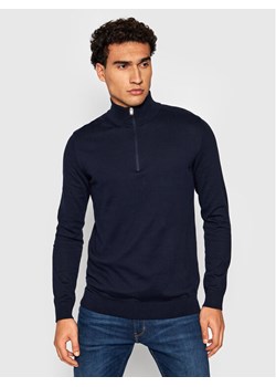 Selected Homme Sweter Berg 16074687 Granatowy Regular Fit ze sklepu MODIVO w kategorii Swetry męskie - zdjęcie 181080639