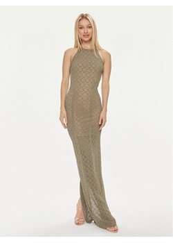 Guess Sukienka wieczorowa Belle W4GK80 Z36O0 Zielony Slim Fit ze sklepu MODIVO w kategorii Sukienki - zdjęcie 181080716