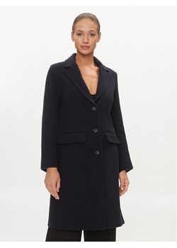 Marc O'Polo Płaszcz wełniany 308 0068 71097 Granatowy Regular Fit ze sklepu MODIVO w kategorii Płaszcze damskie - zdjęcie 181080868