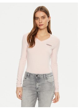 Guess Jeans Bluzka W4YI21 J1314 Różowy Regular Fit ze sklepu MODIVO w kategorii Bluzki damskie - zdjęcie 181080968
