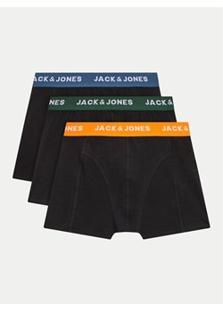 Jack&Jones Junior Komplet 3 par bokserek 12250204 Czarny ze sklepu MODIVO w kategorii Majtki dziecięce - zdjęcie 181080987