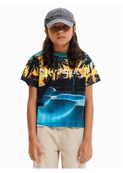 Desigual T-Shirt 23SBTK15 Granatowy Regular Fit ze sklepu MODIVO w kategorii Bluzki dziewczęce - zdjęcie 181080999