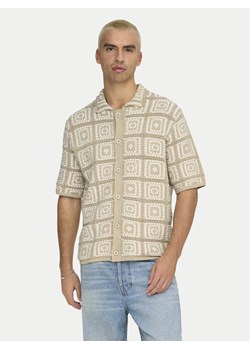 Only & Sons Koszula Bart 22033329 Beżowy Relaxed Fit ze sklepu MODIVO w kategorii Koszule męskie - zdjęcie 181081269