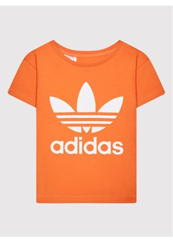 adidas T-Shirt adicolor Trefoil HK2907 Pomarańczowy Regular Fit - id: 0000209999723 - marki adidas - 181081315 adidas T-Shirt adicolor Trefoil HK2907 Pomarańczowy Regular Fit ze sklepu MODIVO w kategorii T-shirty chłopięce - zdjęcie 181081315