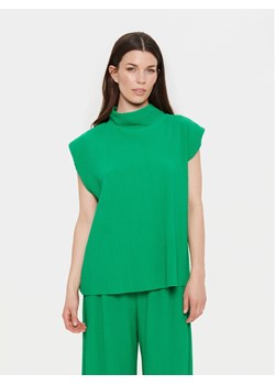 Saint Tropez Bluzka 30512889 Zielony Oversize ze sklepu MODIVO w kategorii Bluzki damskie - zdjęcie 181081318