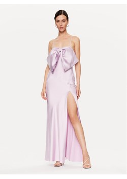 Pinko Sukienka wieczorowa Isotono 101658 Z345 Fioletowy Regular Fit ze sklepu MODIVO w kategorii Sukienki - zdjęcie 181081355