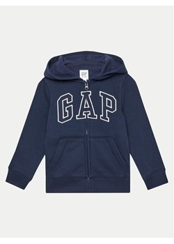 Gap Bluza 550082-05 Granatowy Regular Fit ze sklepu MODIVO w kategorii Bluzy chłopięce - zdjęcie 181081408